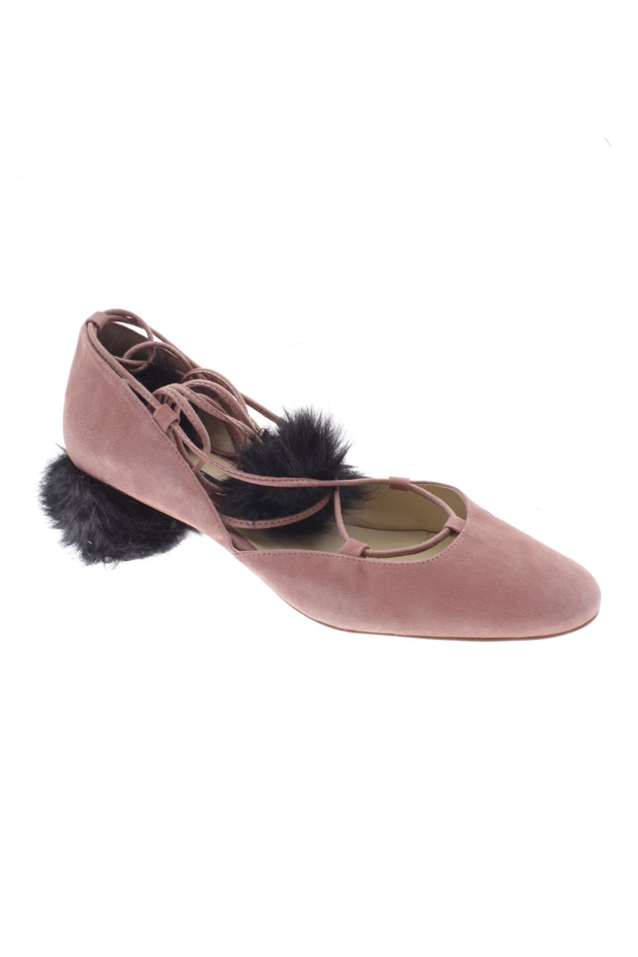 Zapatos de tacon de Zara de la talla 41, de color rosa de