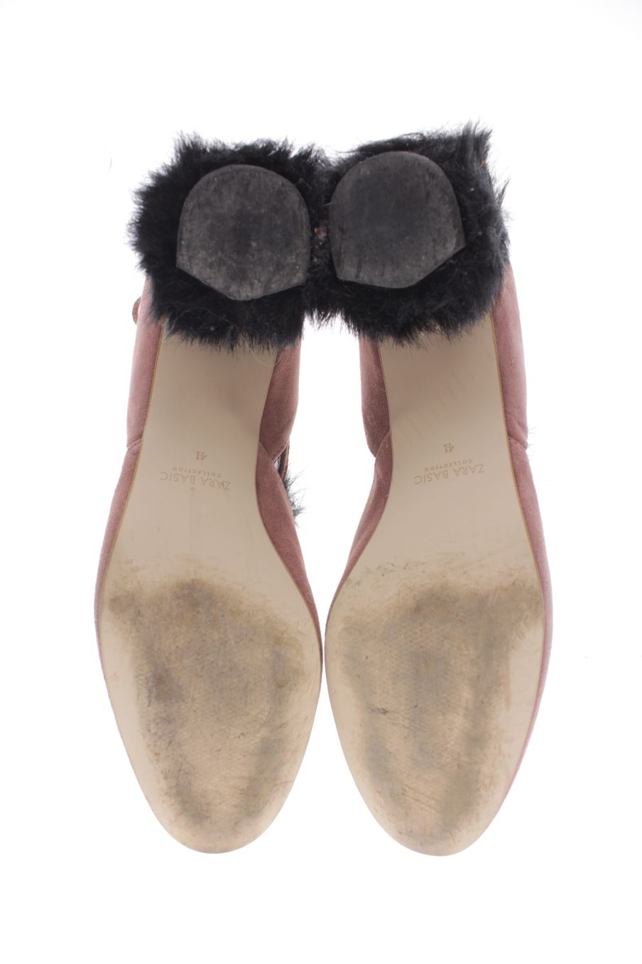 Zapatos de tacon de Zara de la talla 41, de color rosa de