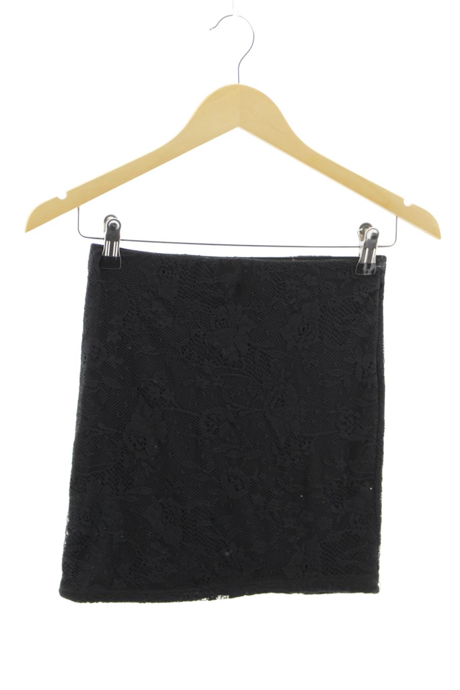 Aufwändiger Rock von Bershka Größe S, Farbe Schwarz, für