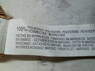 Blusa de manga larga de Zara de la talla M, de color dorado