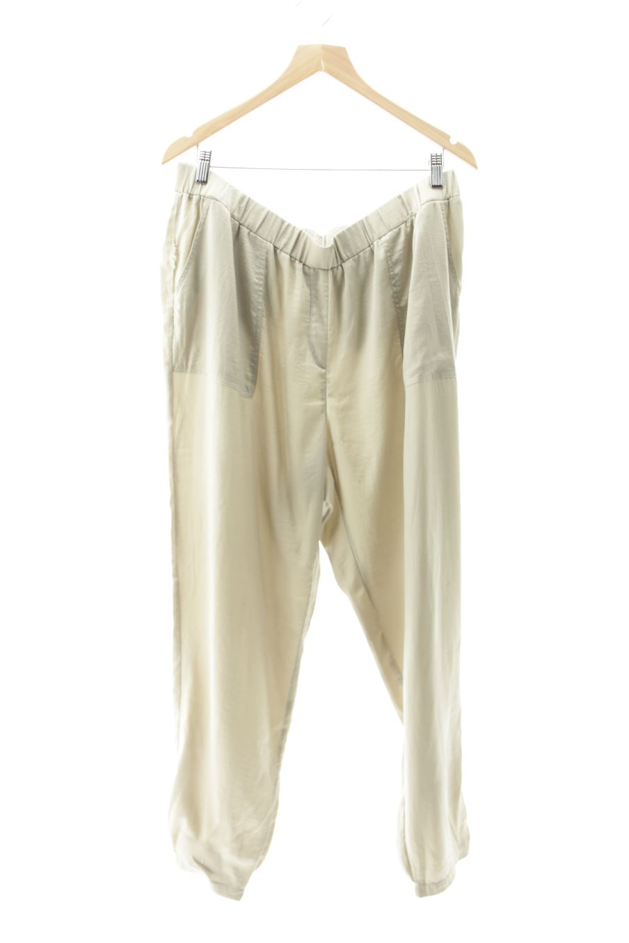 Pantalon Casual Punto roma de la taille XL, de couleur beige