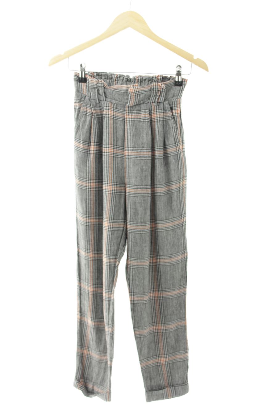 Pantalon Casual Bershka de la taille S, de couleur carreaux
