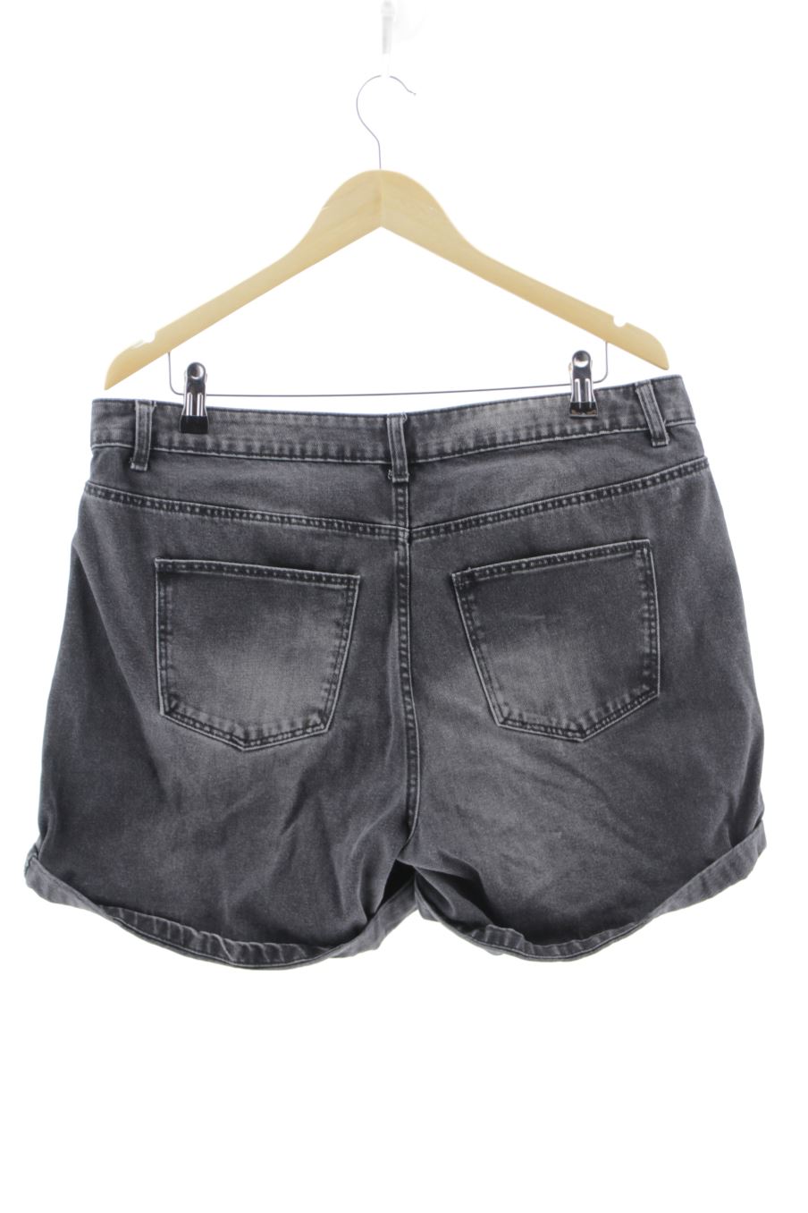 Pantalones cortos de Noisy may de la talla 46, de color negro de ropa vaquera