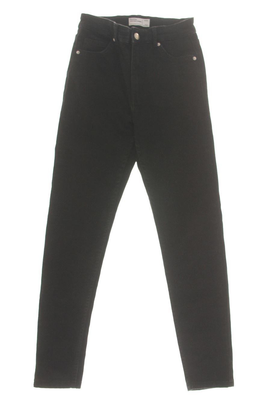 Vaqueros de Bershka de la talla 34, de color negro de ropa vaquera
