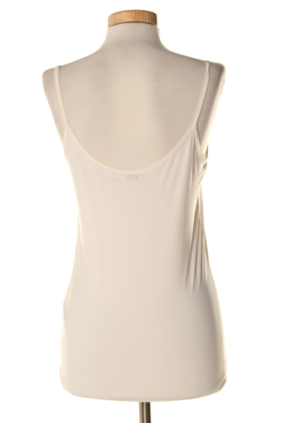 Camiseta sin mangas de Cortefiel de la talla S, de color beige