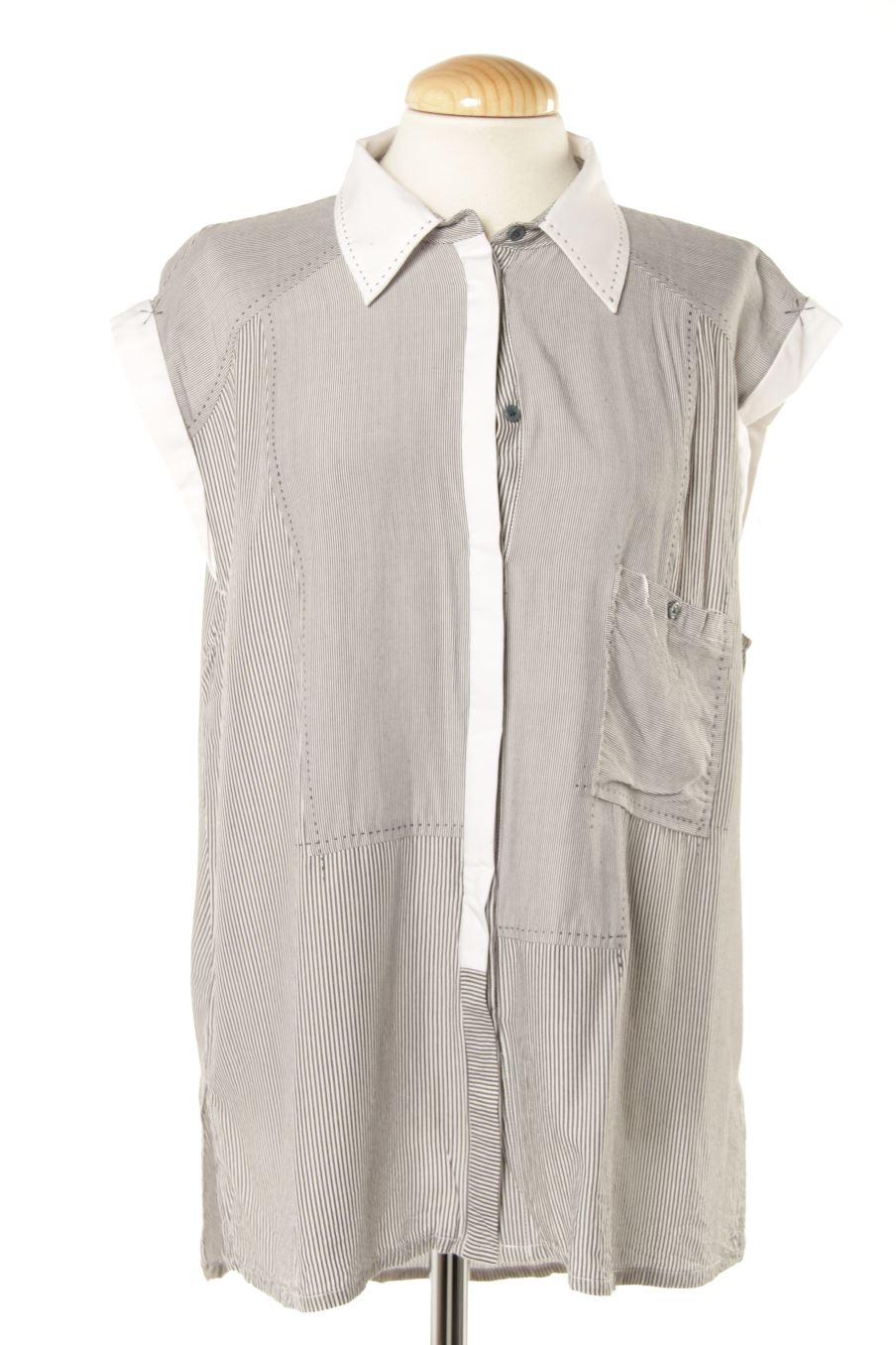 Camisa sin mangas de Mado et les autres de la talla 44, de color rayas