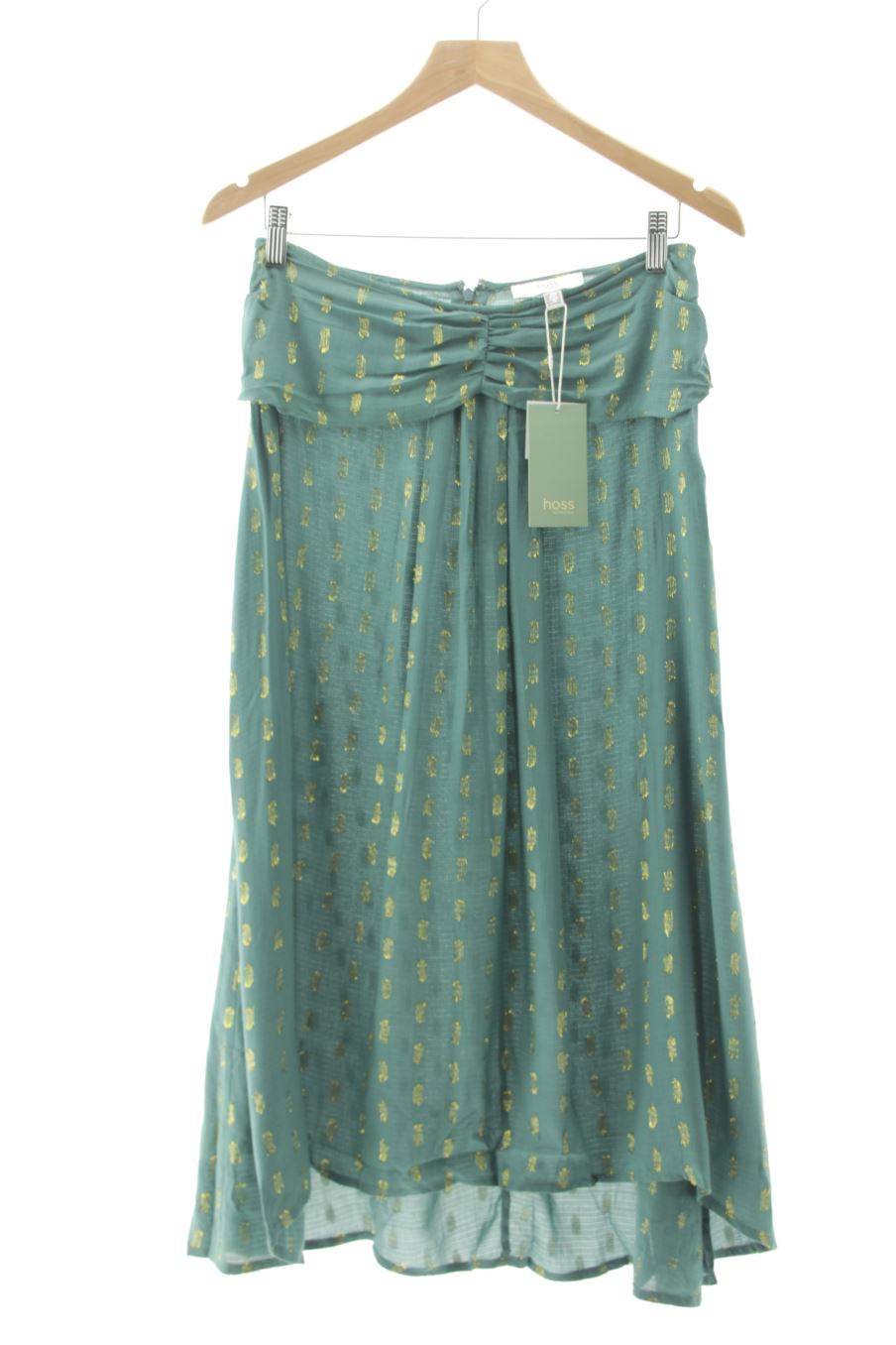 Falda de Hoss Intropia de la talla M, de color verde