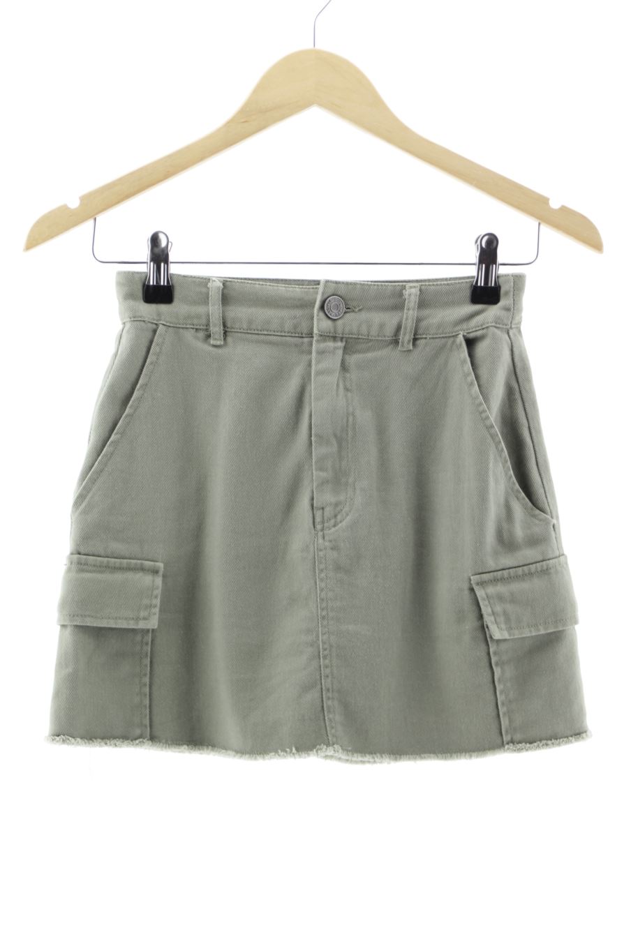 Gonne de Pull & Bear de la talla XS, de color verde