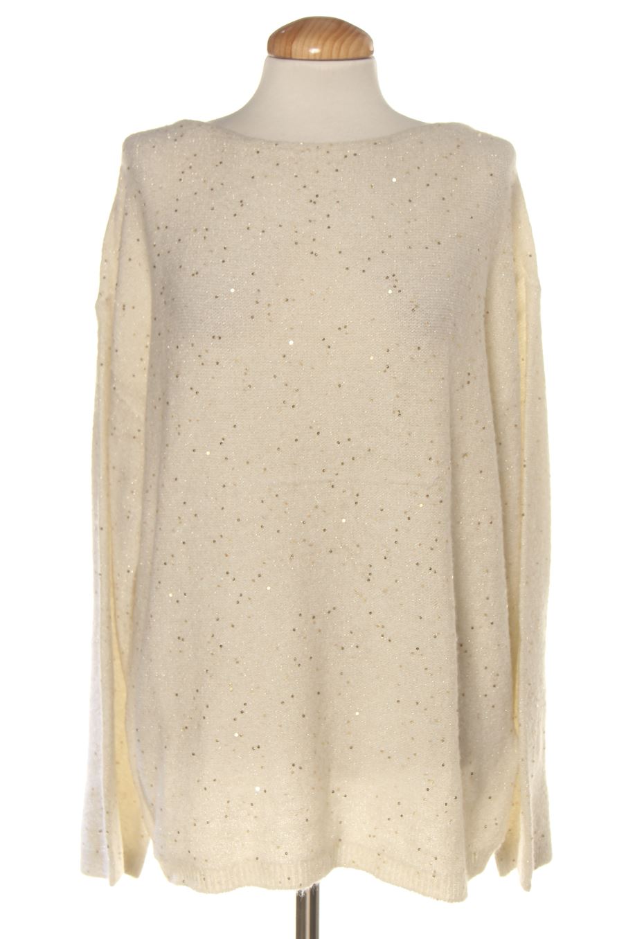 Pull C&A de la taille S, de couleur blanc