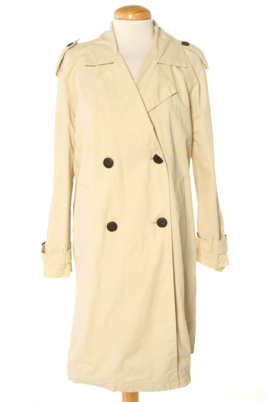 Manteau Pull & Bear de la taille XS, de couleur beige