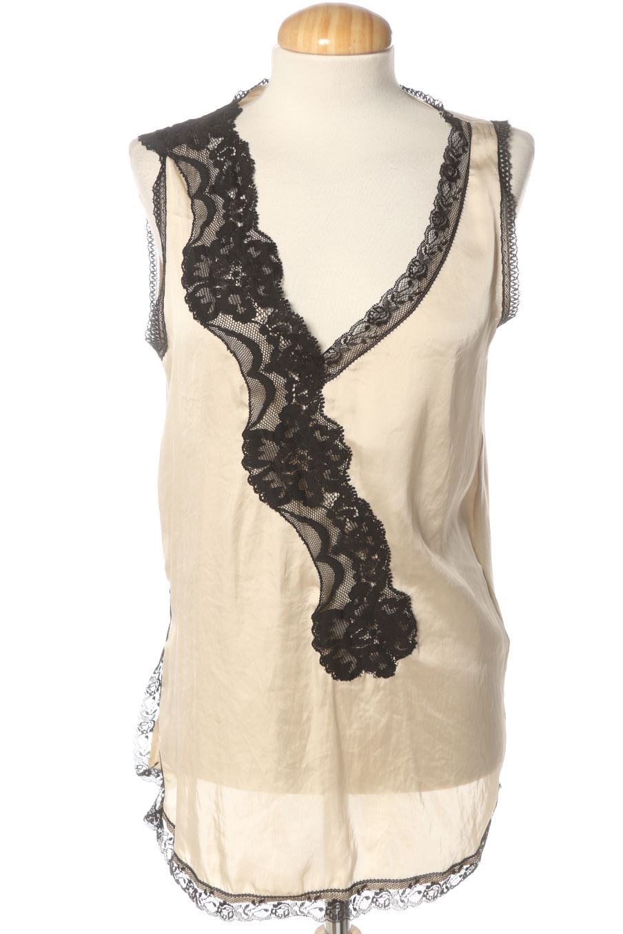 Blouse à manches courtes TWINSET de la taille S, de couleur beige