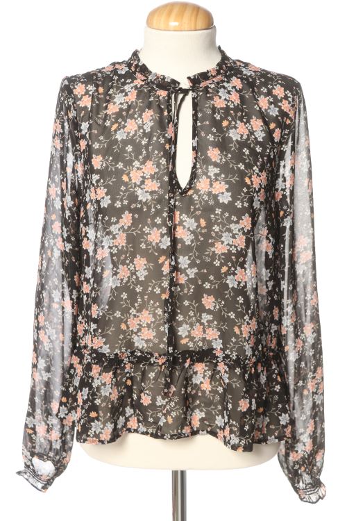 Blusa a maniche lunghe