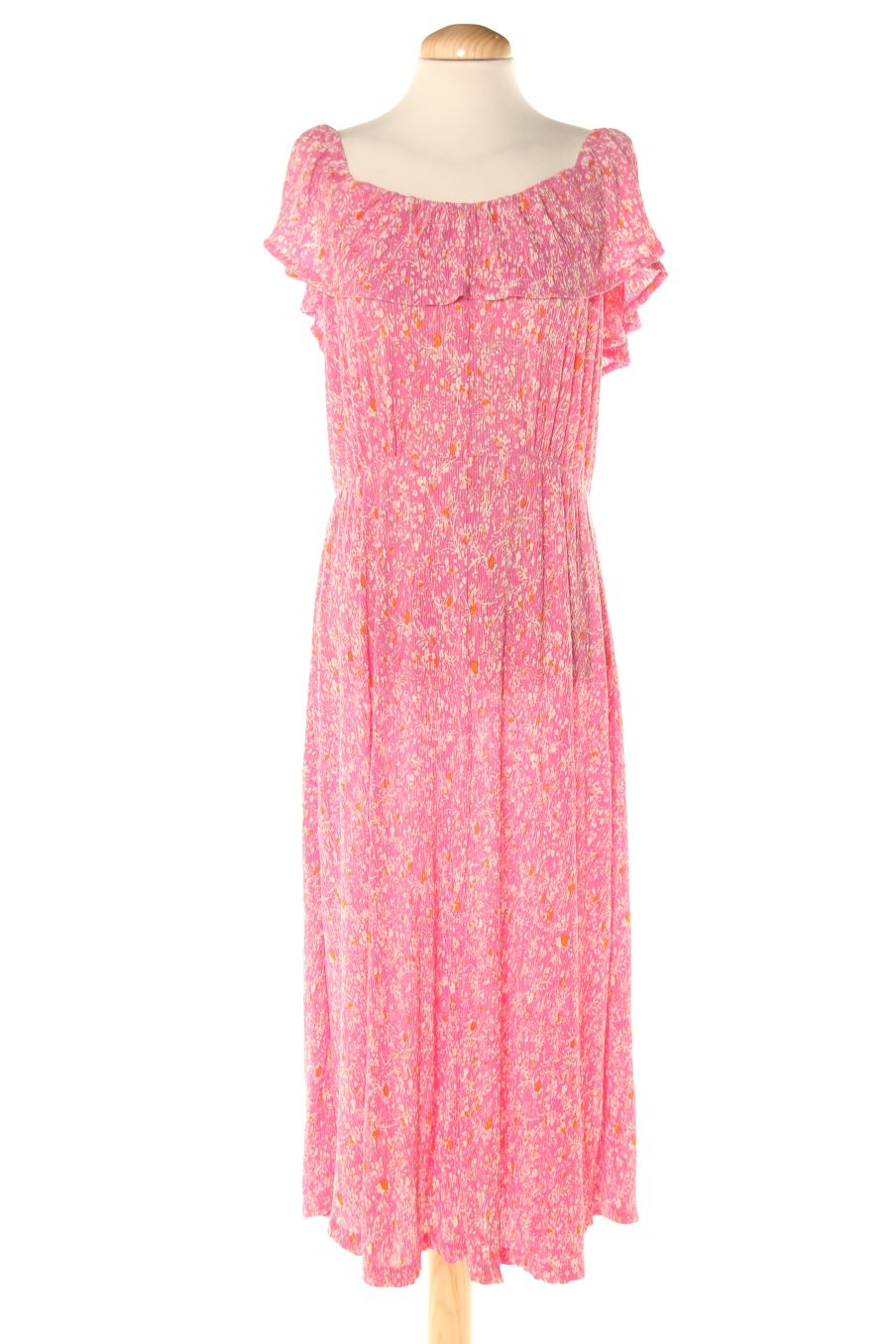 Robe casual Mango de la taille XXL, de couleur fleurs