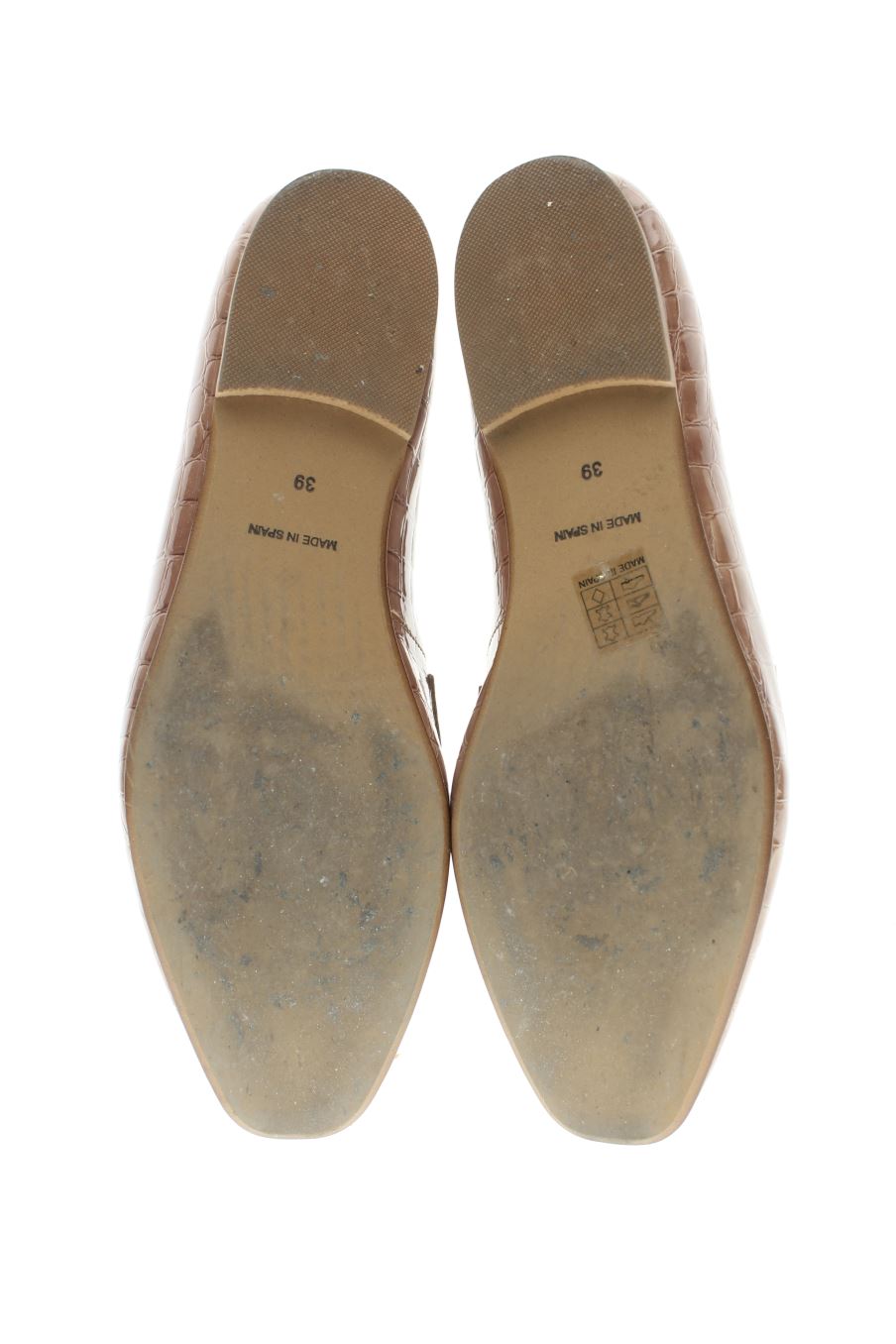 Chaussures plates de Eva Lopez de la taille 39, de couleur animal print de