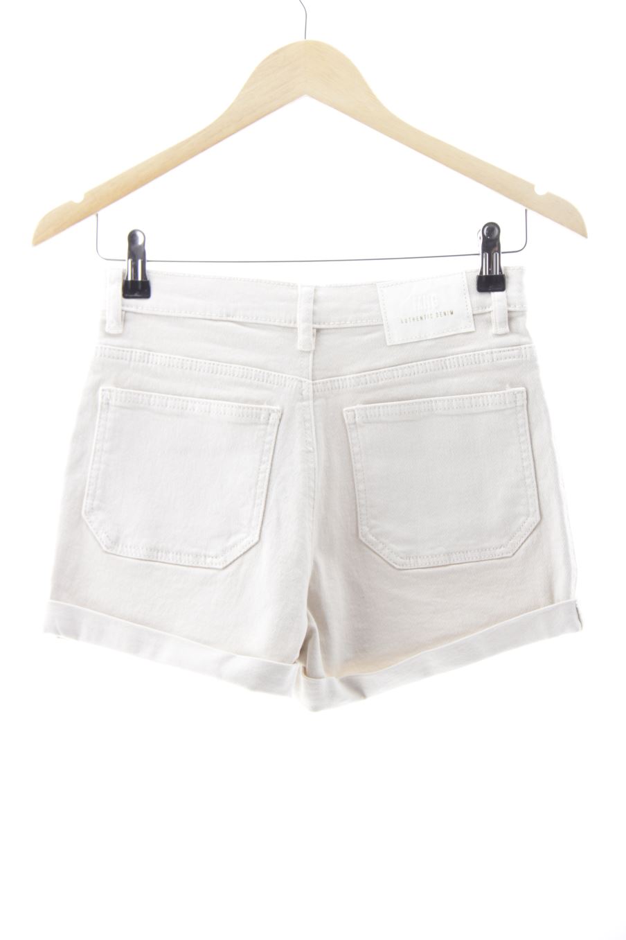 Shorts Mango de la taille M, de couleur beige de denim