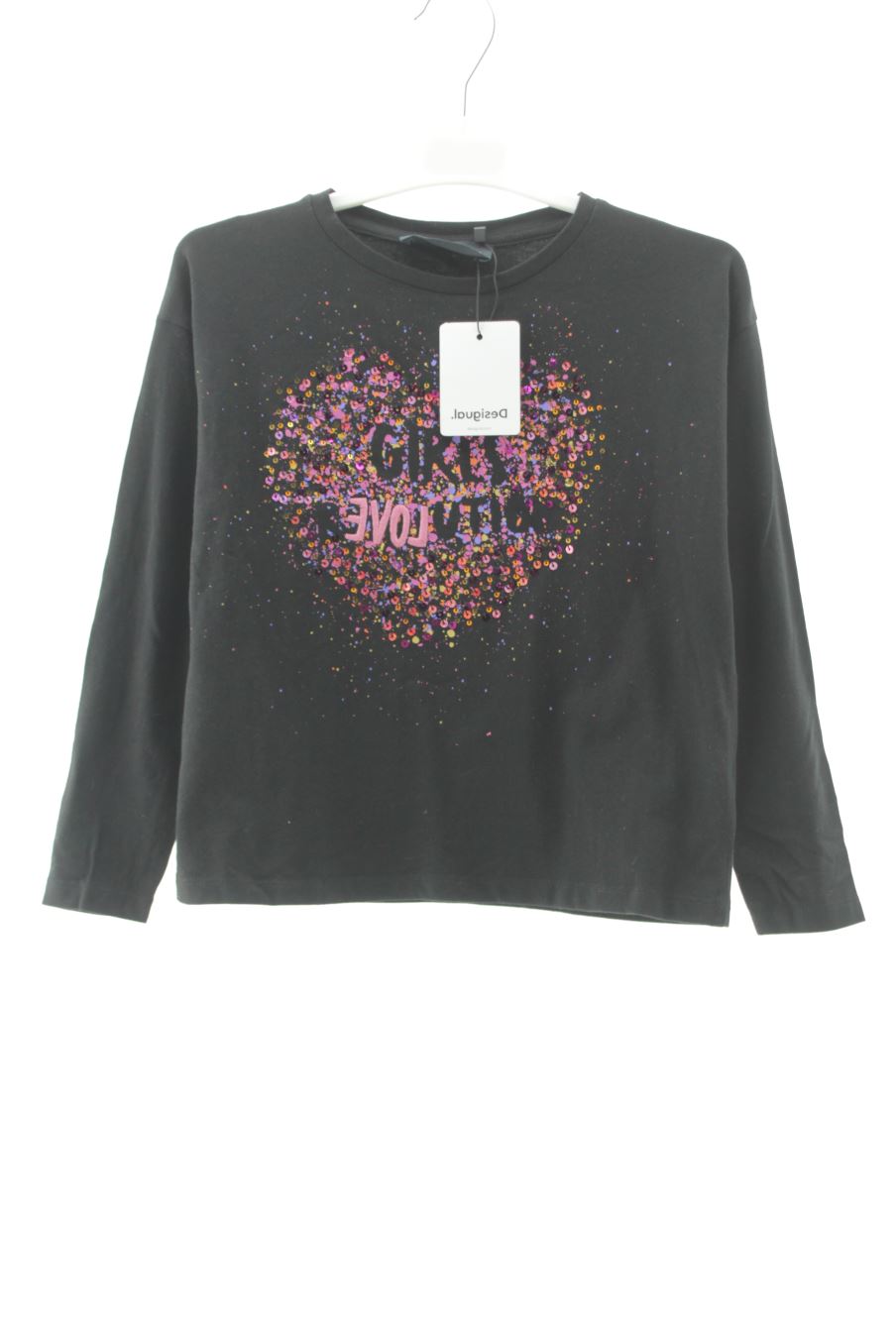 Maglietta a maniche lunghe de Desigual de la talla 7 anni con etichetta