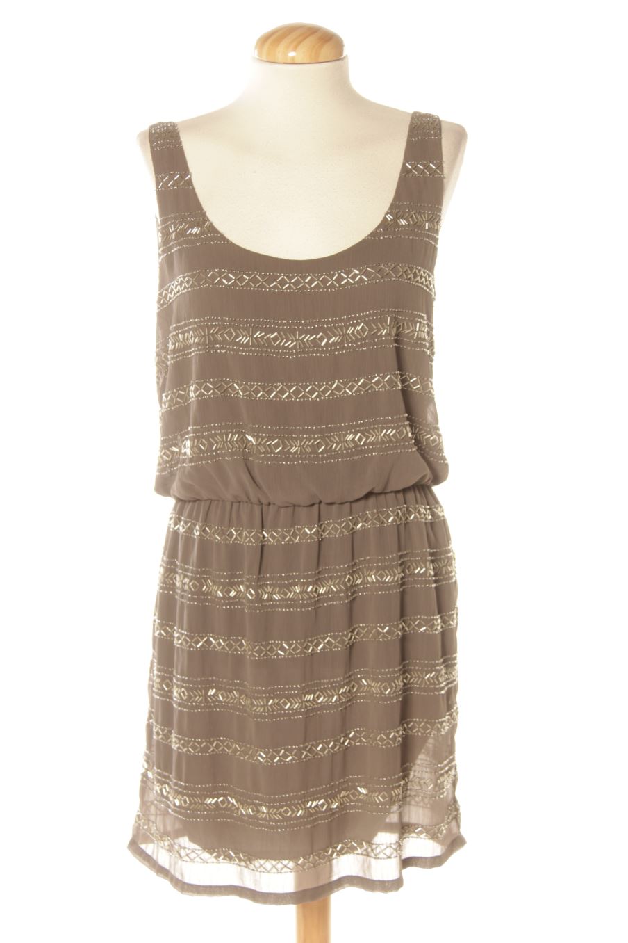 Robe Mango de la taille XS, de couleur gris