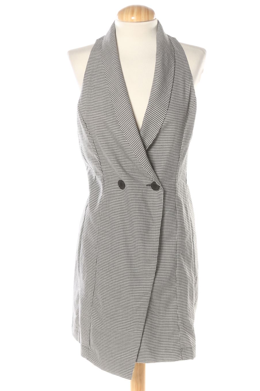 Robe casual Stradivarius de la taille S, de couleur carreaux