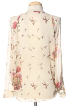 Blusa de manga larga S Zara