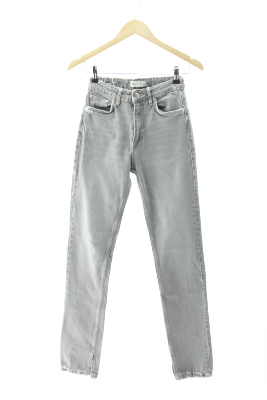 Jeans de Zara de la talla 36, de color grigio