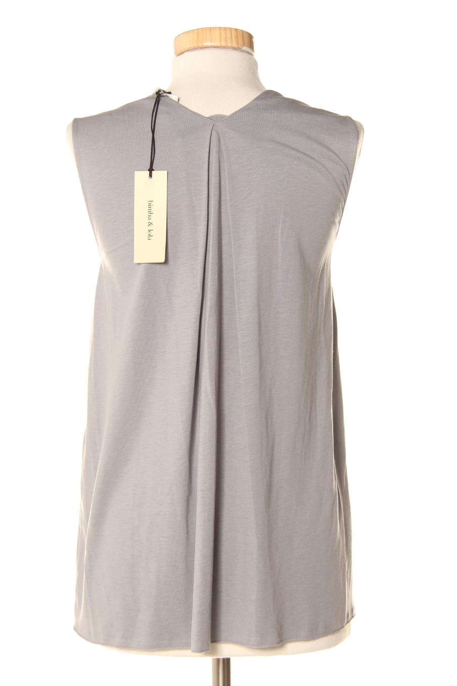Top BIMBA Y LOLA de la taille XS, de couleur gris