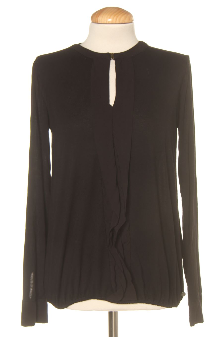 Langärmeliges T-Shirt von BONOBO Größe S, Farbe Schwarz, für