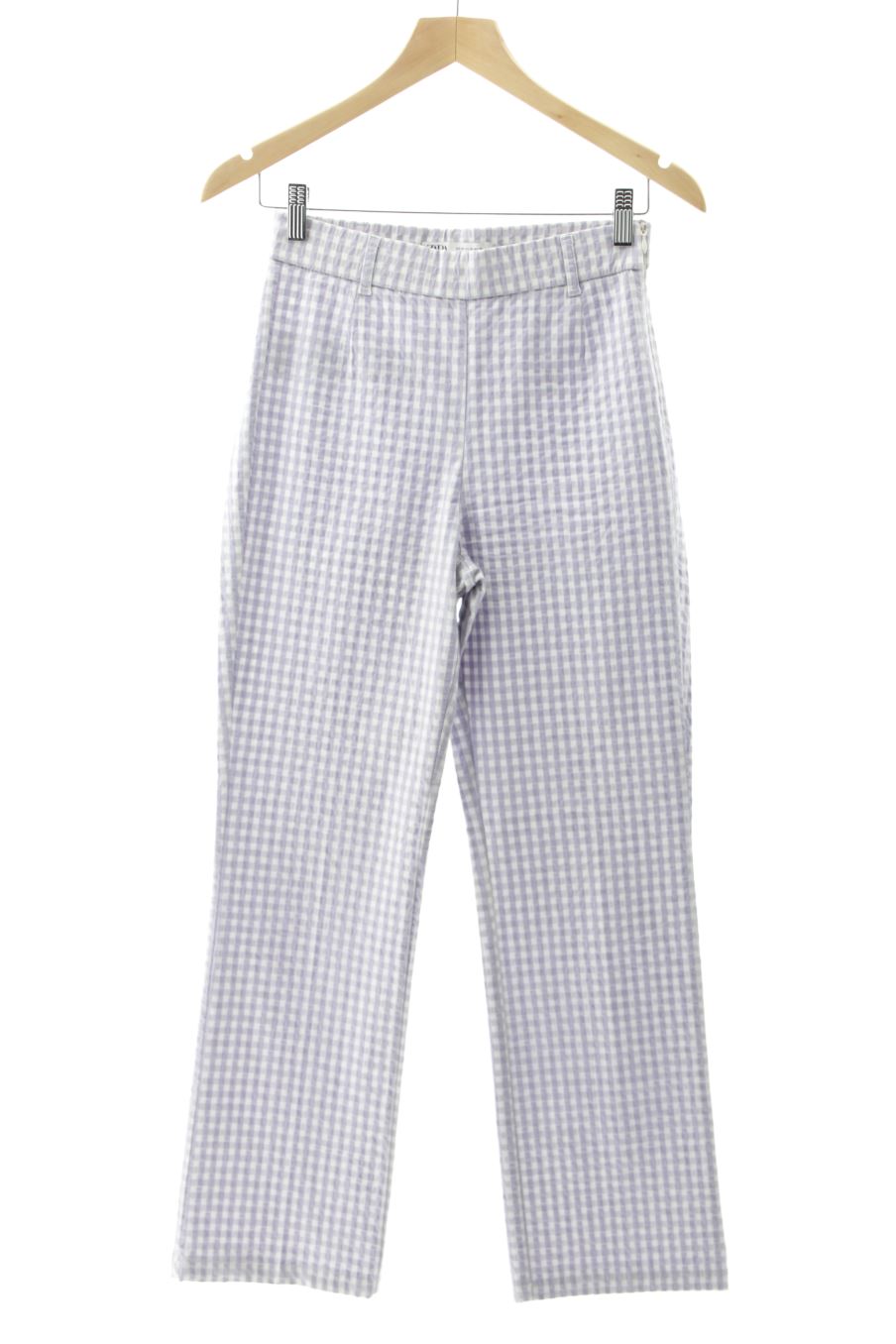 Pantalon Zara de la taille XS, de couleur carreaux