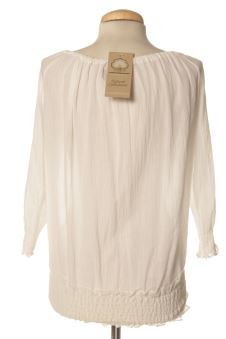 Blouse à manches longues L Natural Colección