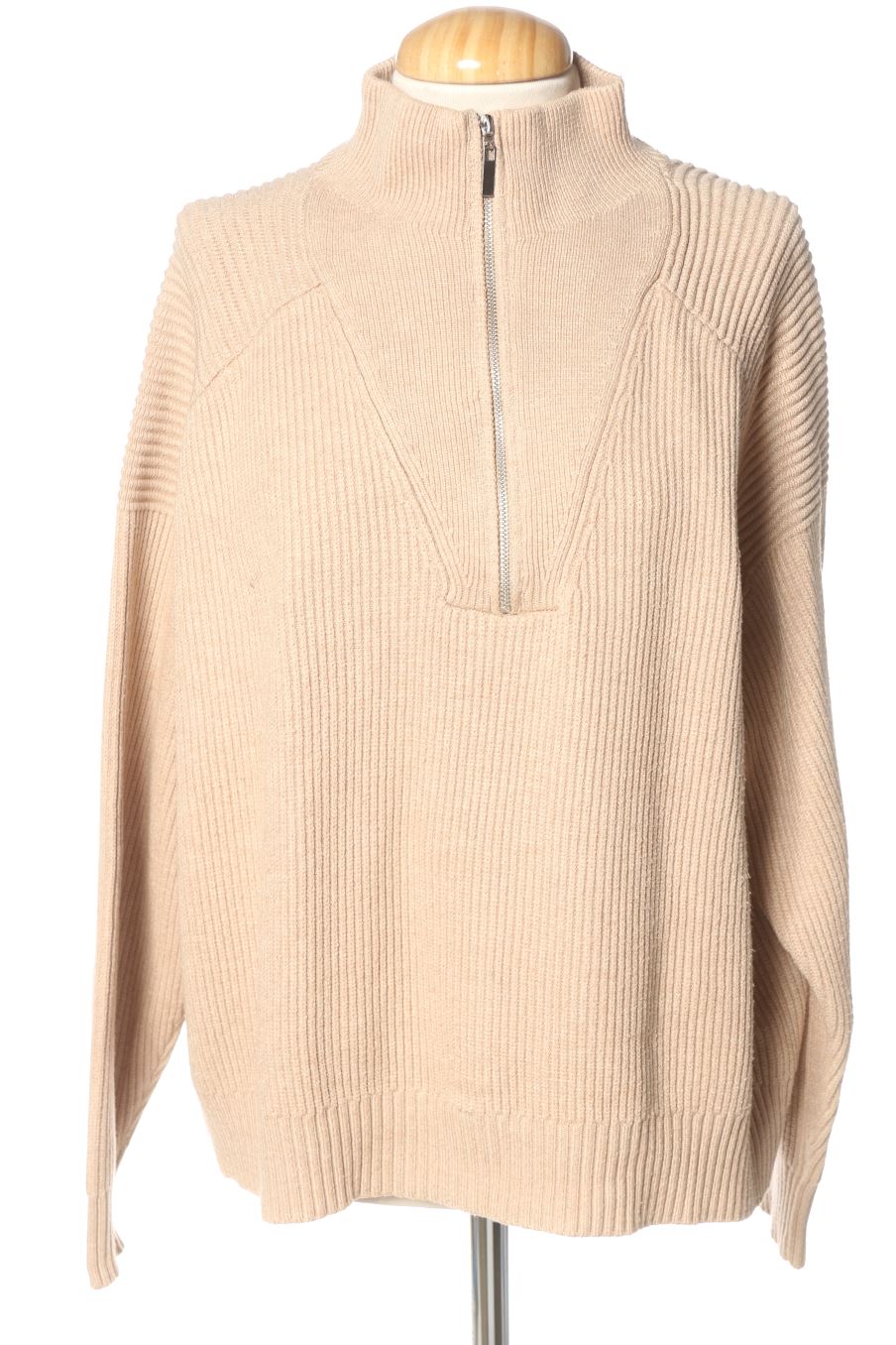 Pull Mango de la taille M, de couleur beige