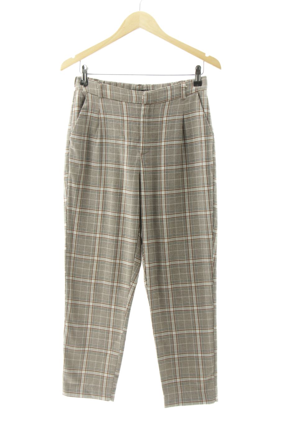 Pantalon Casual Stradivarius de la taille M, de couleur carreaux
