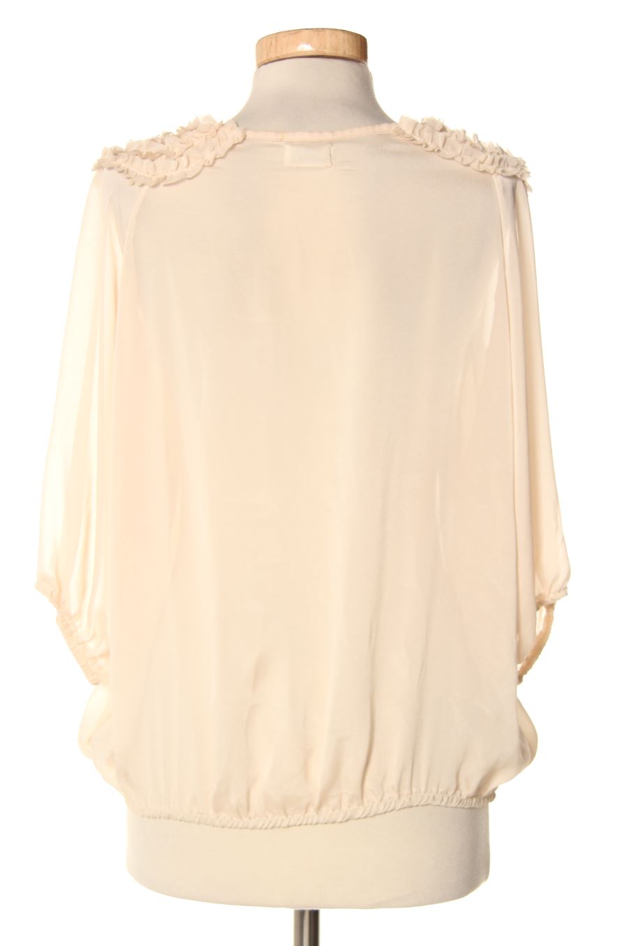 Blouse à manches courtes Molly Bracken de la taille Taille unique, de couleur beige