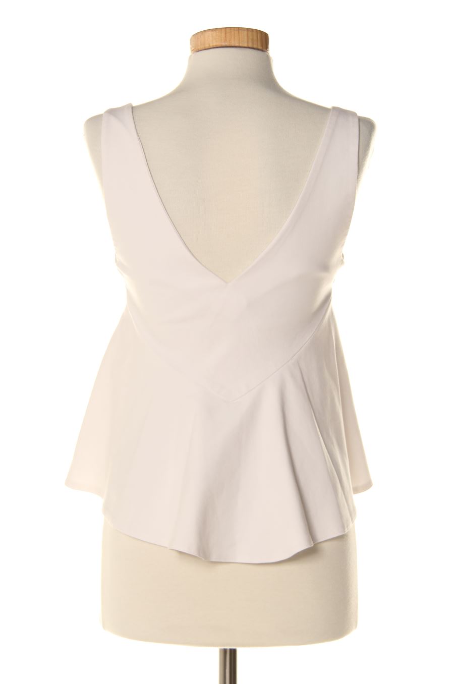 Top Trafaluc de la taille XS, de couleur blanc