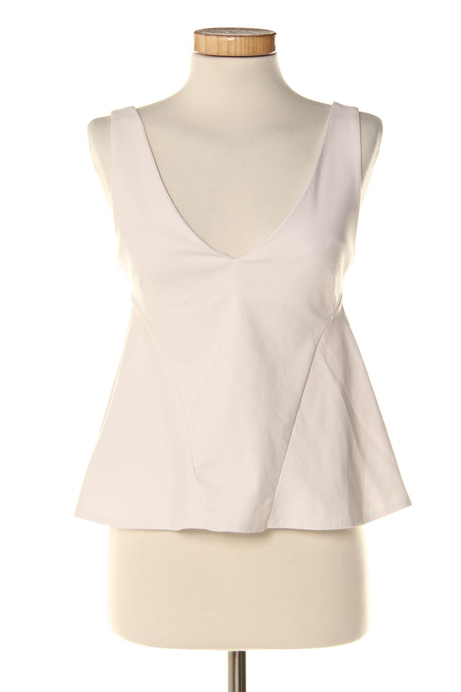 Top Trafaluc de la taille XS, de couleur blanc