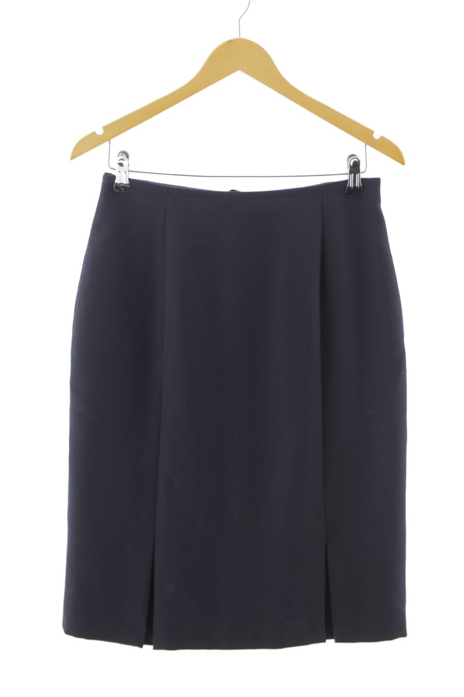 Aufwändiger Rock von Marks&Spencer Größe 42, Farbe Marineblau, für