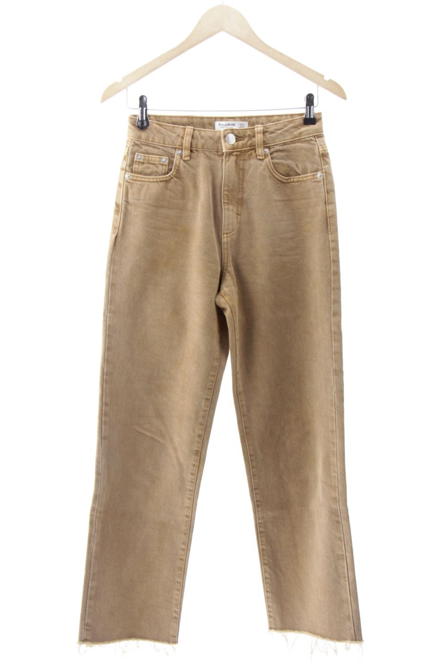 Jeans Pull & Bear de la taille 34, de couleur marron de denim