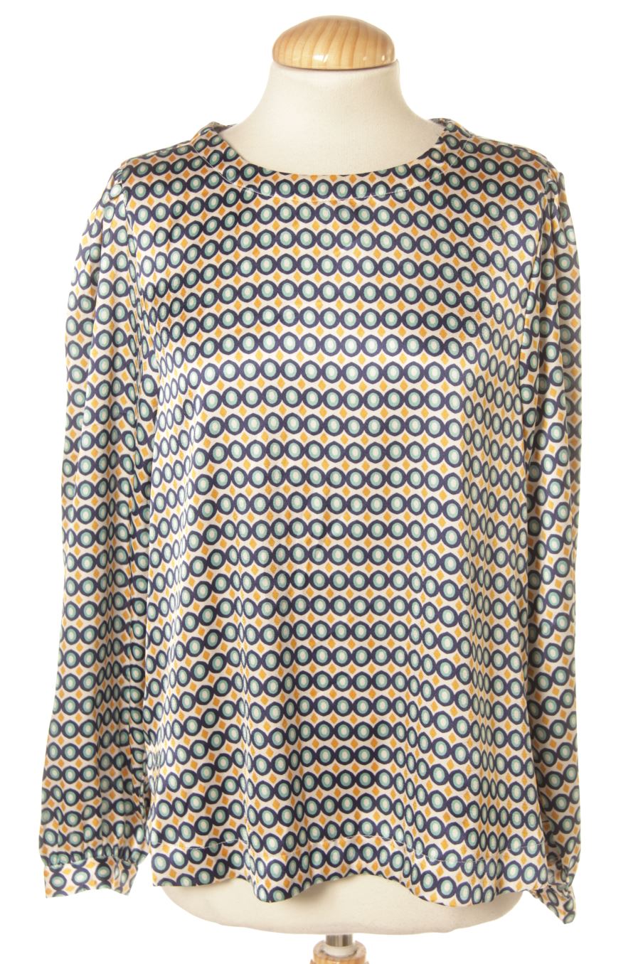 Blouse à manches longues Sfera de la taille M, de couleur imprimés