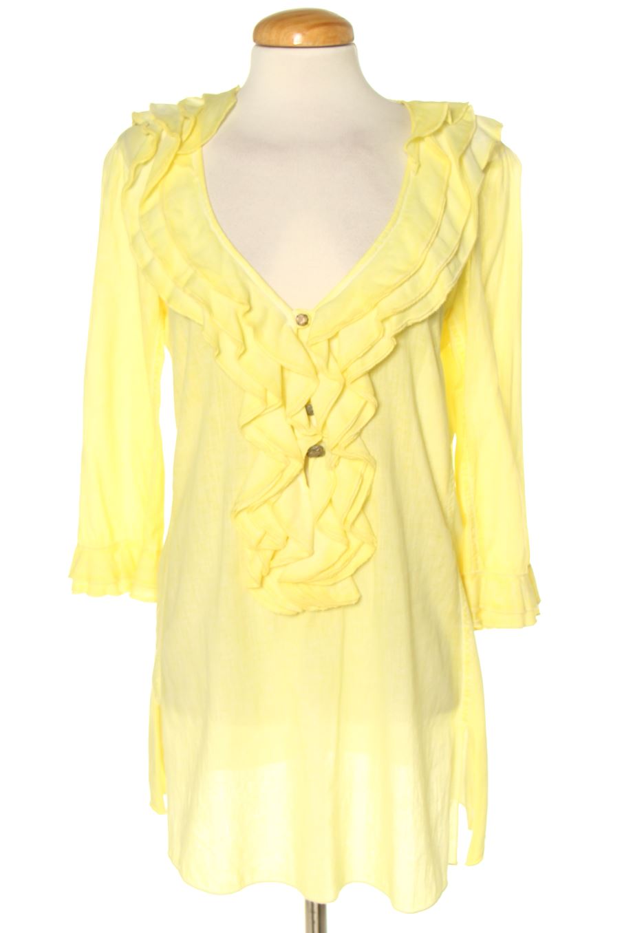 Robe casual Elisa Cavaletti de la taille S, de couleur jaune