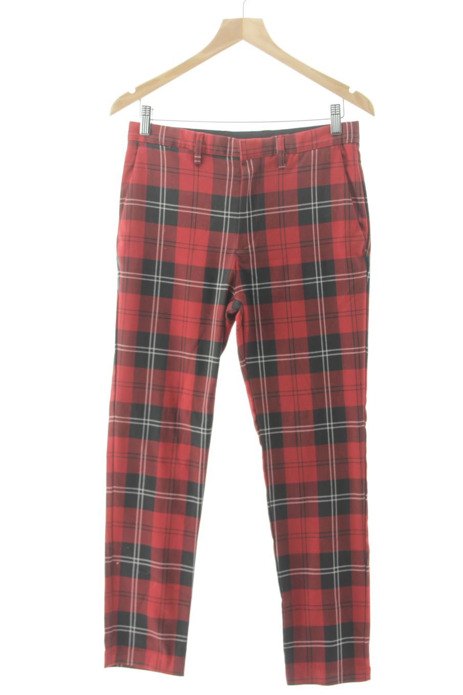 Pantaloni de Zara de la talla 38, de color quadri