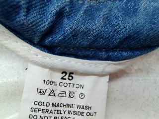 Jeans Reiko de la taille 36, de couleur bleu de denim