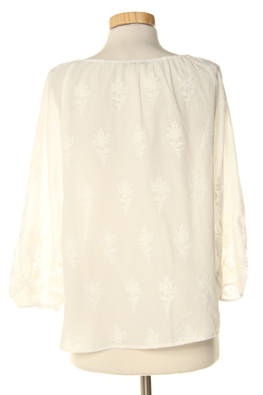 Kurzärmelige Bluse von Elora Größe S, Farbe Weiss, für