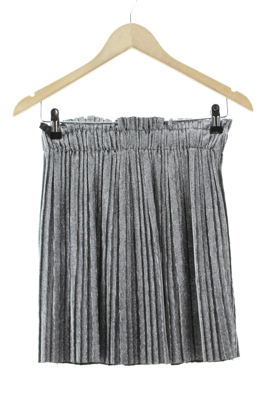 Jupe Made in italy de la taille 32, de couleur argenté
