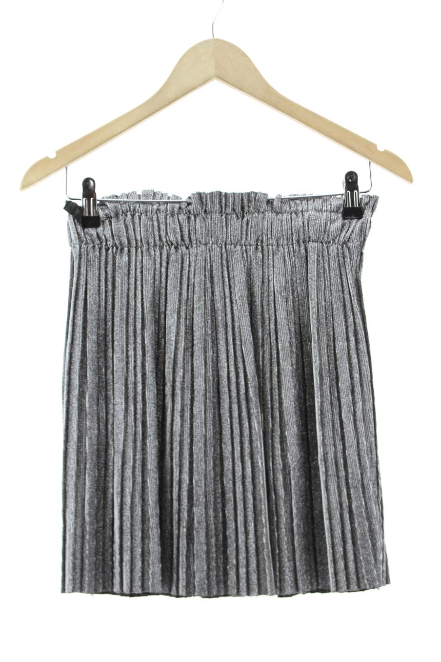 Jupe Made in italy de la taille 32, de couleur argenté