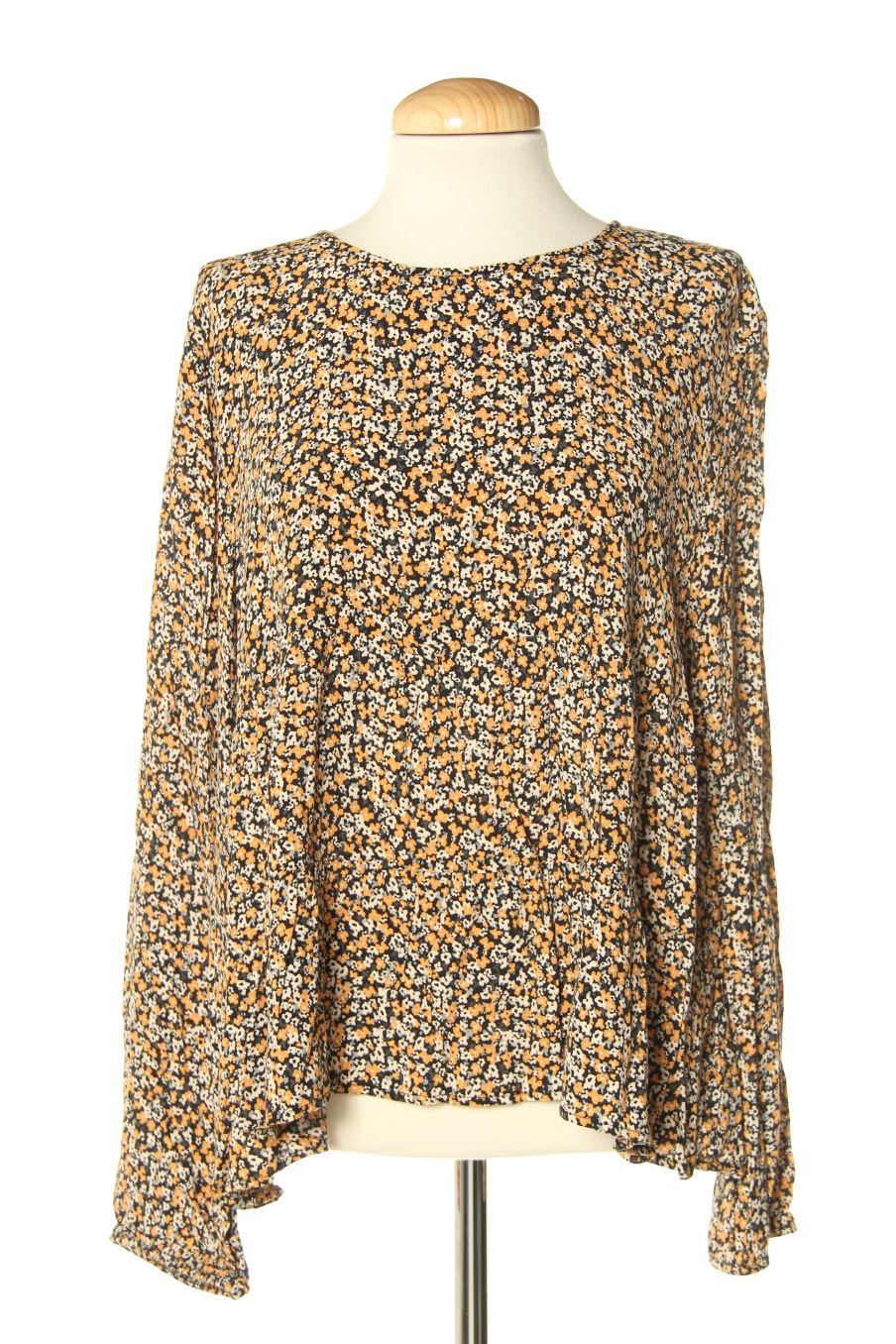Blouse à manches longues Pull & Bear de la taille XL, de couleur fleurs