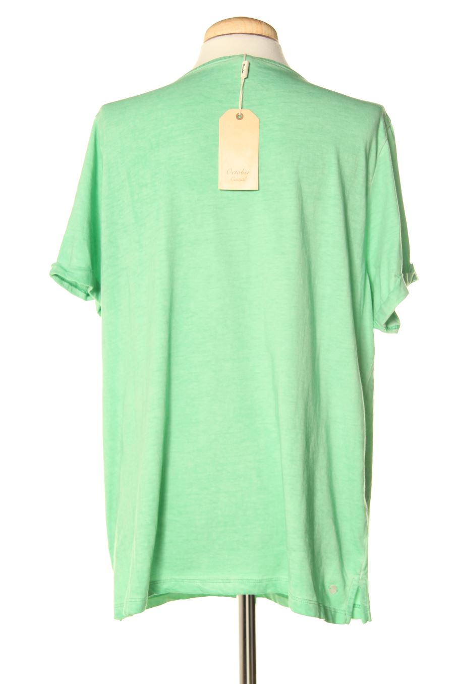 T-shirt OCTOBER de la taille L, de couleur vert