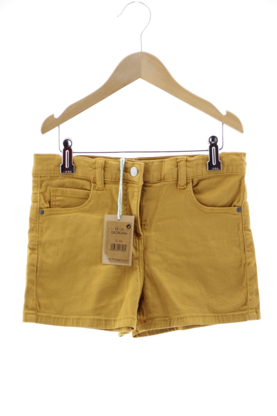 Vaqueros cortos de LC kids de la talla 10 años de denim con etiqueta