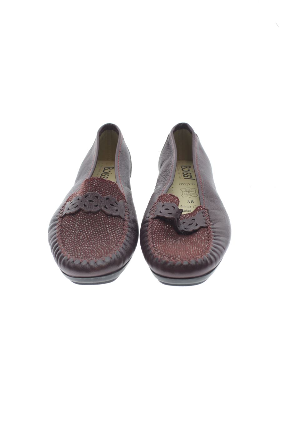 Zapatos planos de BOISSY de la talla 38, de color burdeos de