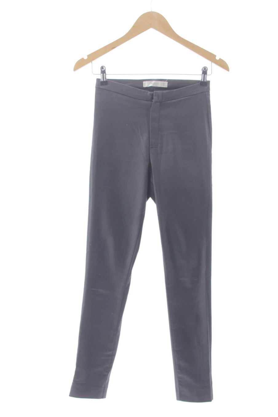 Pantalón de Mango de la talla 34, de color negro
