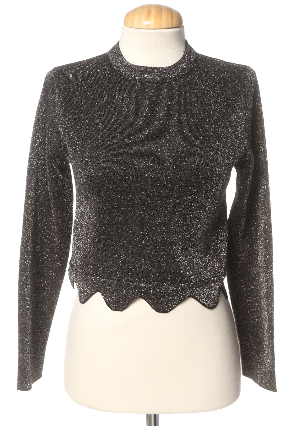 Maglione de Zara de la talla S, de color dorato