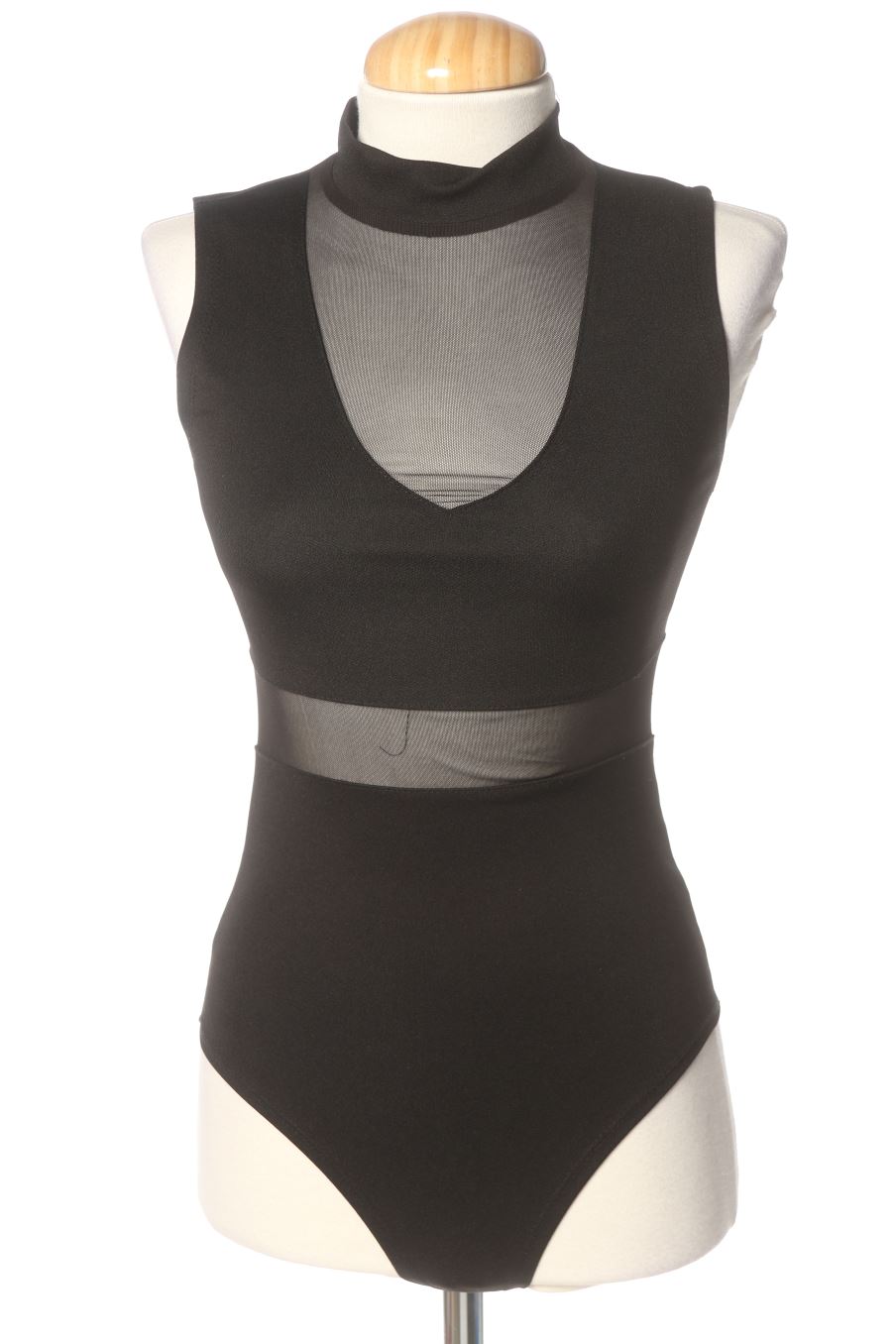 Body de Amisu de la talla XS, de color negro