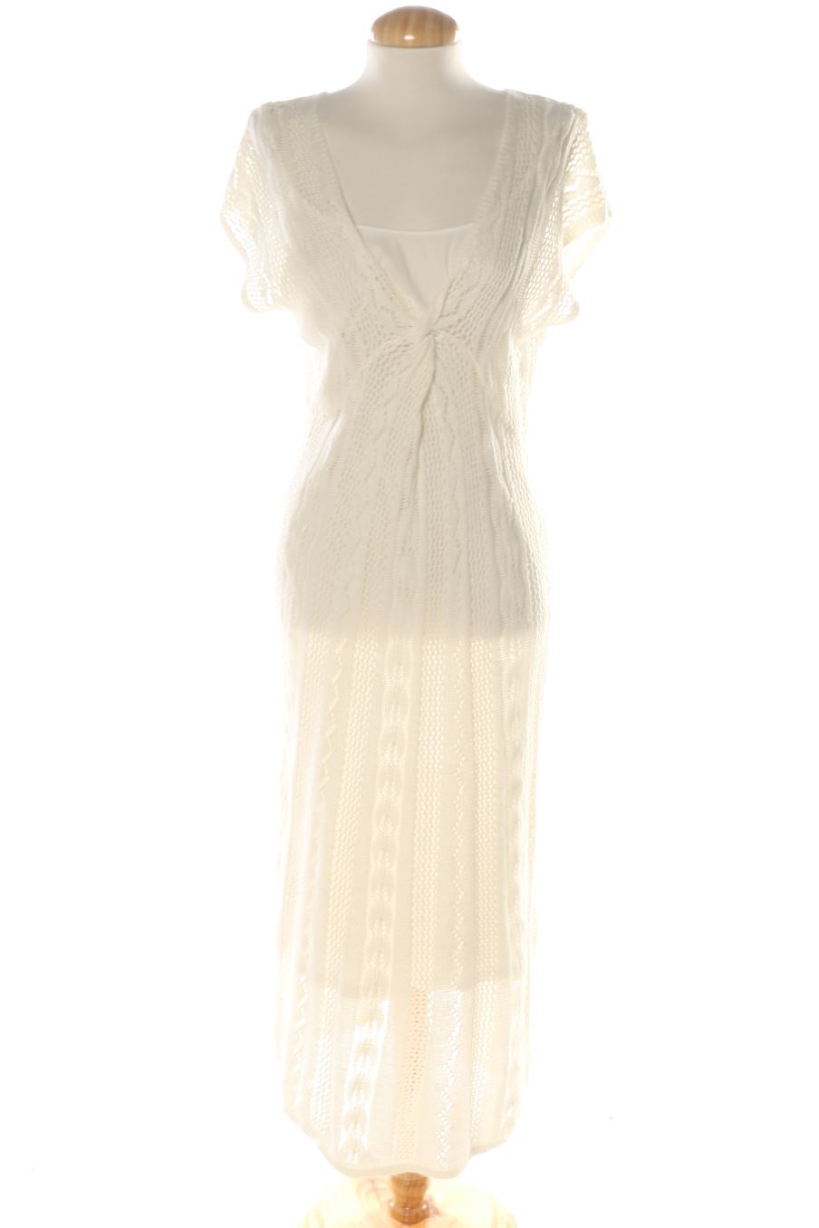 Robe casual Springfield de la taille M, de couleur beige